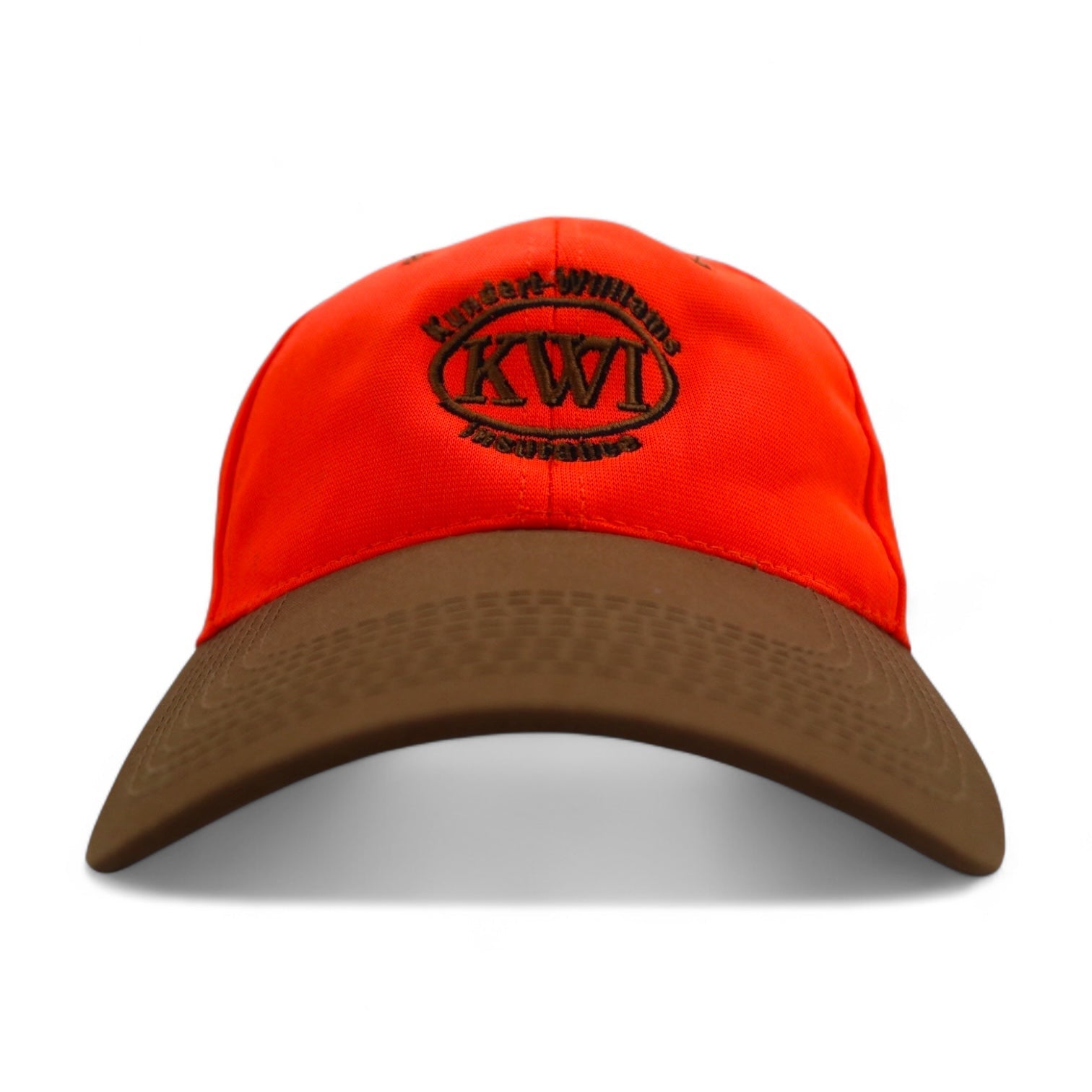 90s Headliner Berretto da baseball bicolore TAGLIA UNICA Cinturino Arancione Cachi KWI Ricamato
