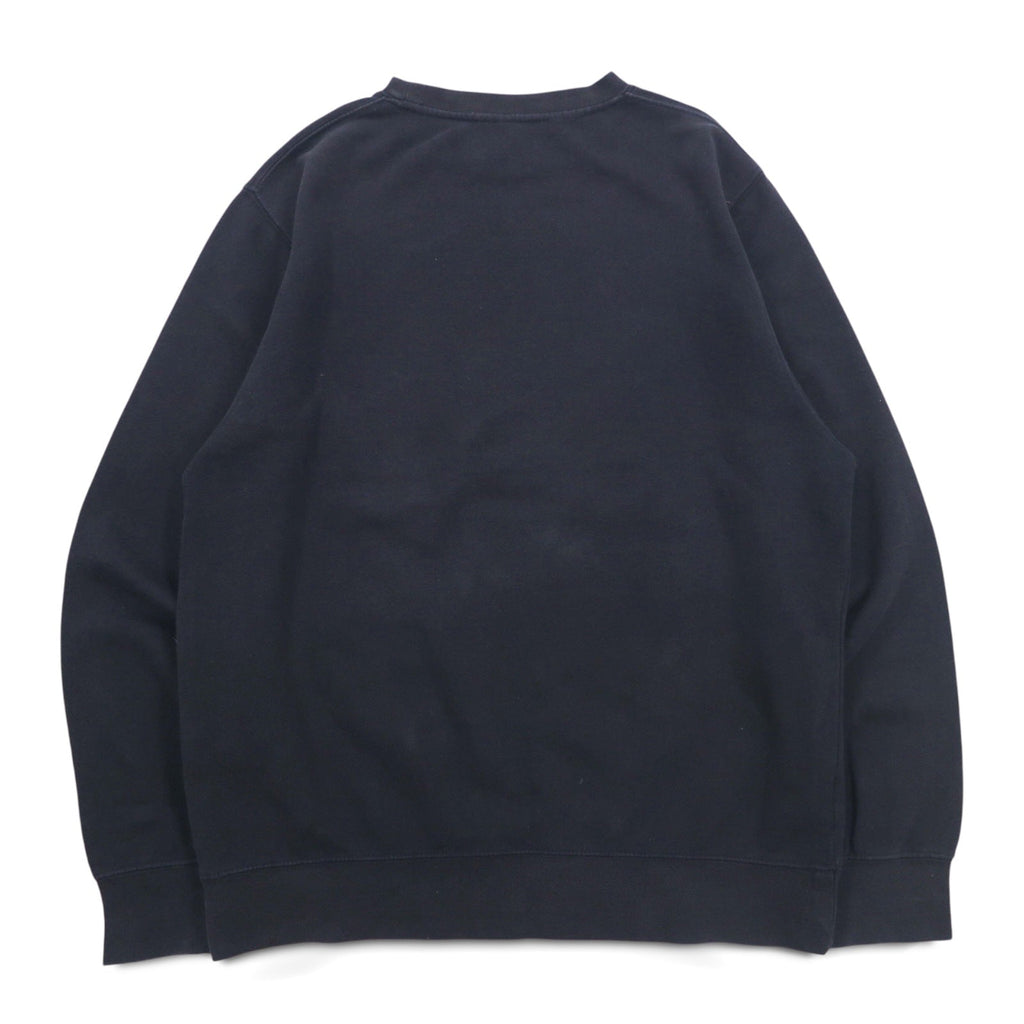 STUSSY USA製 ワールドツアー クルーネック スウェット L ブラック カモフラ WT Camo Block Sweat