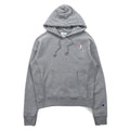 Champion Reverse Weave Felpa con Cappuccio L Grigio Etichetta Blu Riproduzione Prodotto in Honduras