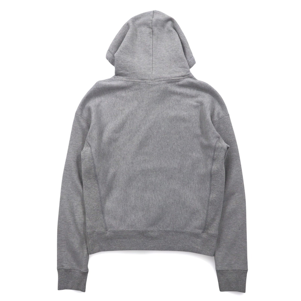 Champion Reverse Weave Felpa con Cappuccio L Grigio Etichetta Blu Riproduzione Prodotto in Honduras