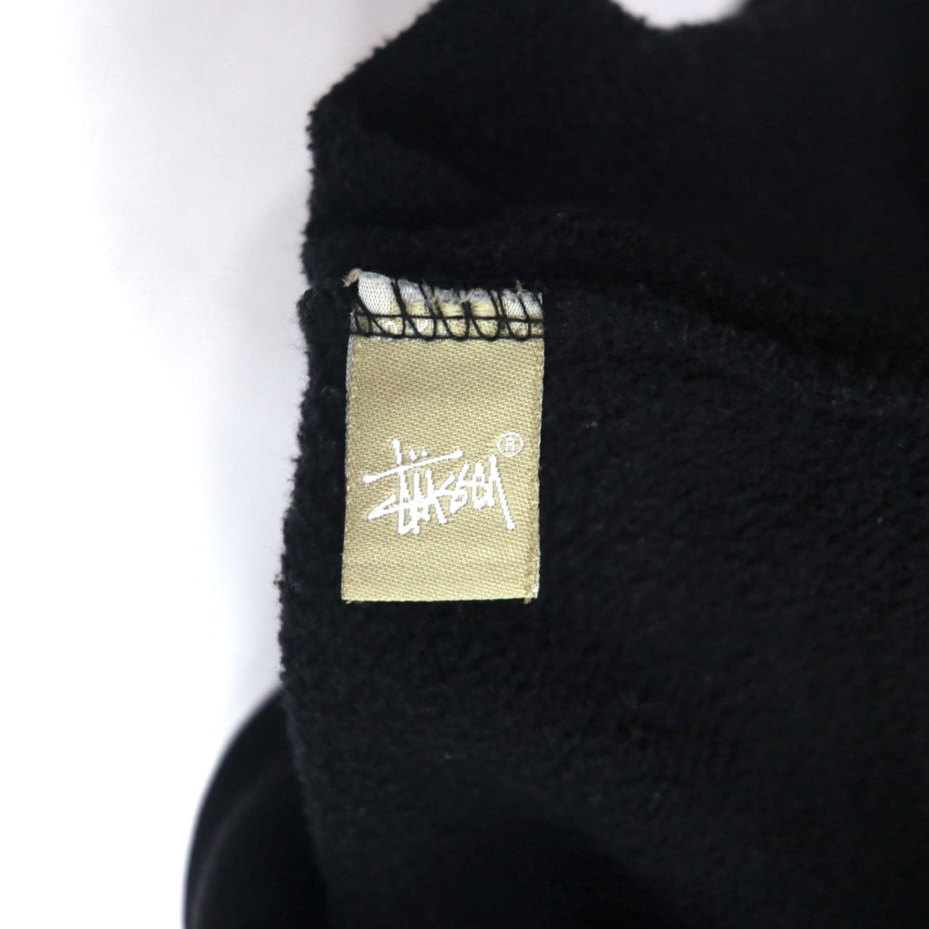 STUSSY USA製 ワールドツアー クルーネック スウェット L ブラック カモフラ WT Camo Block Sweat