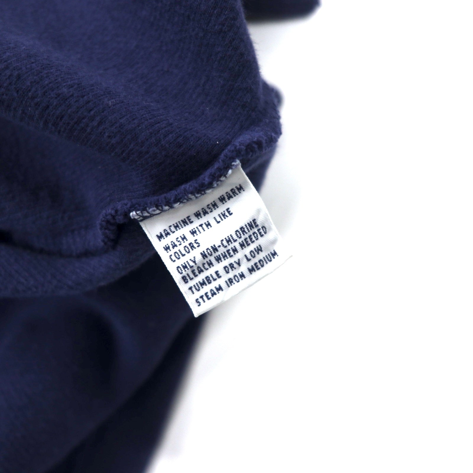 Polo by Ralph Lauren Felpa con mezza zip XXL blu navy in cotone, ricamo piccolo pony, taglia grande