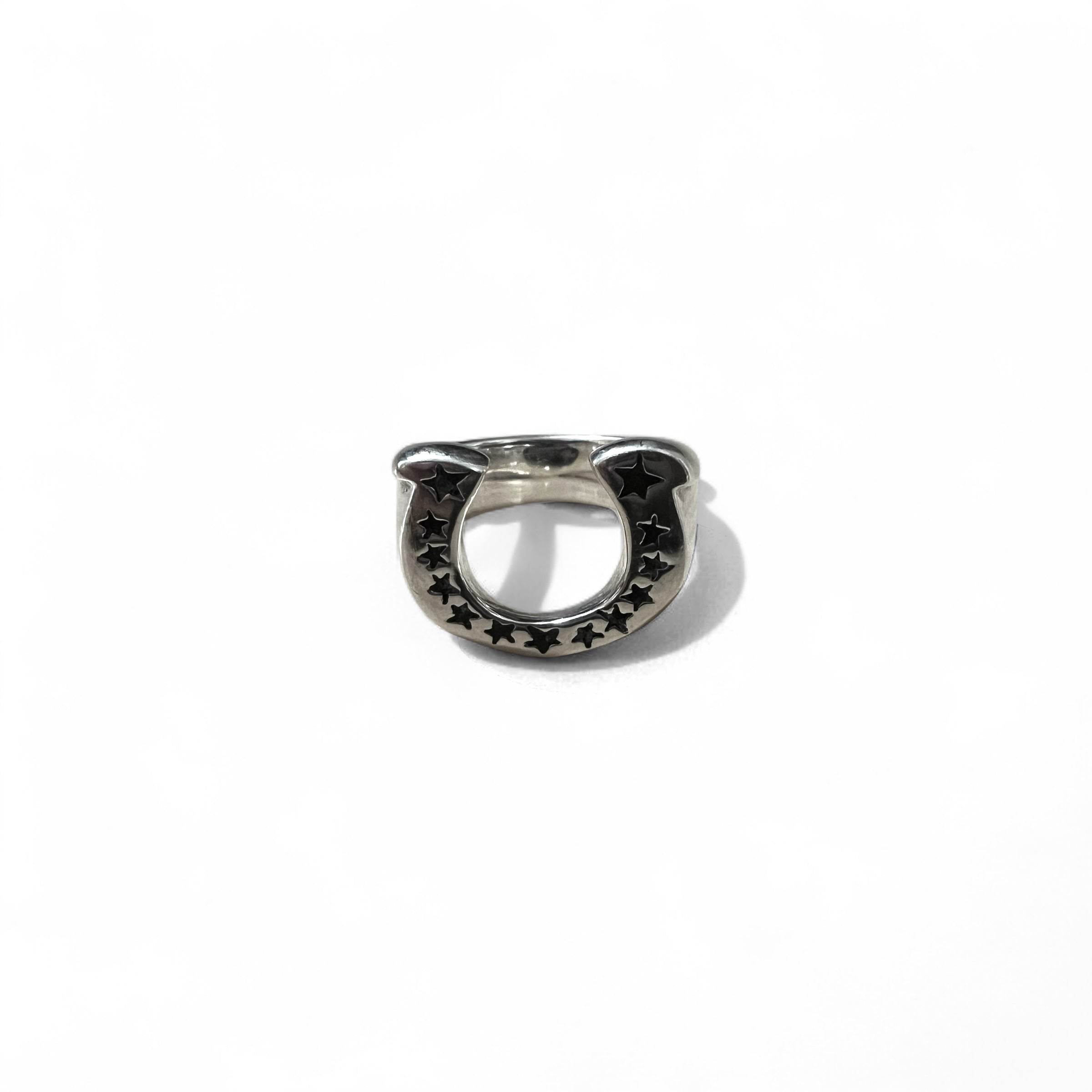 Rogues Anello ferro di cavallo 21号 argento 925 stella