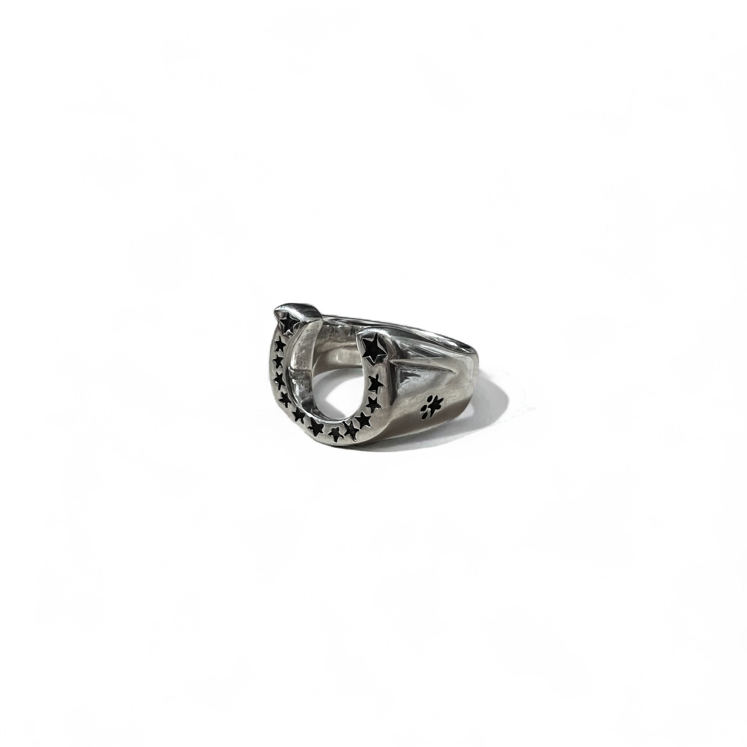 Rogues Anello ferro di cavallo 21号 argento 925 stella