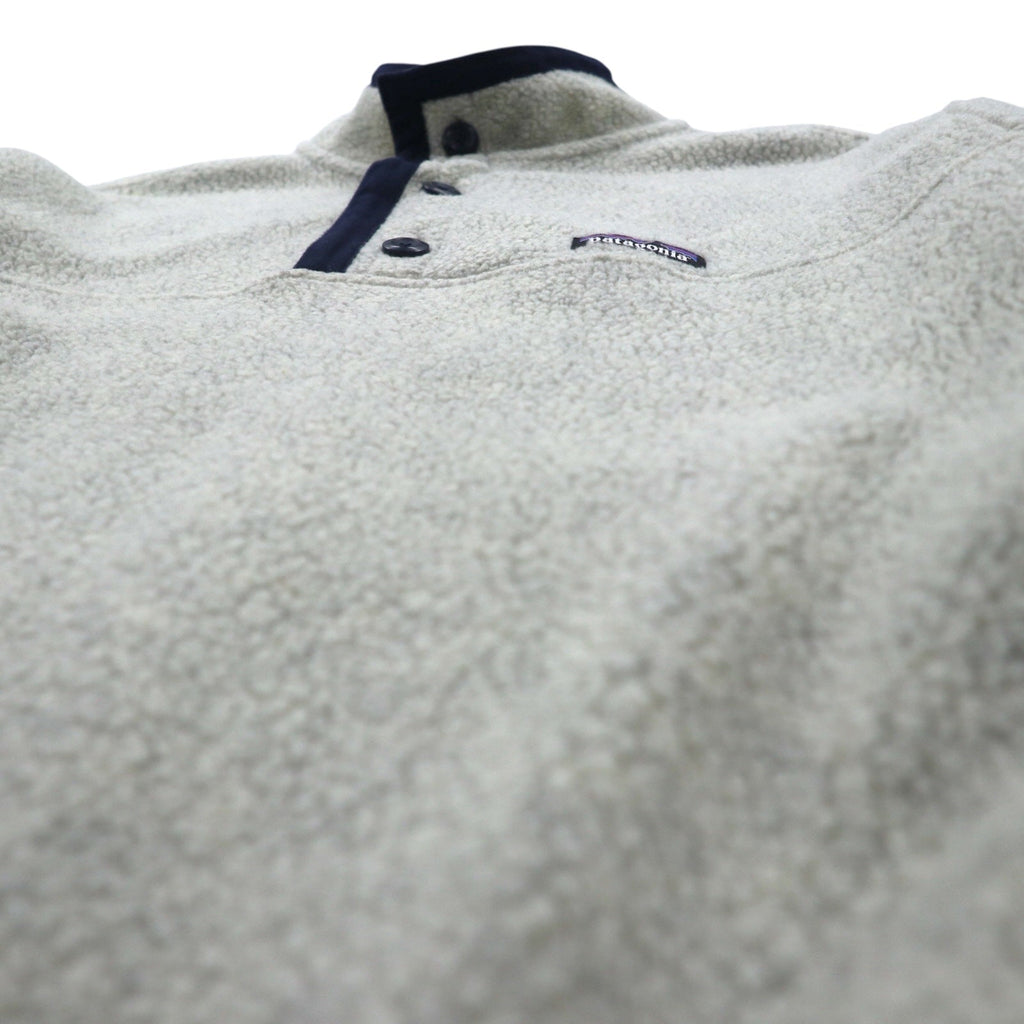 Patagonia シアーリング ハーフボタン プルオーバー フリースジャケット L ホワイト 26140