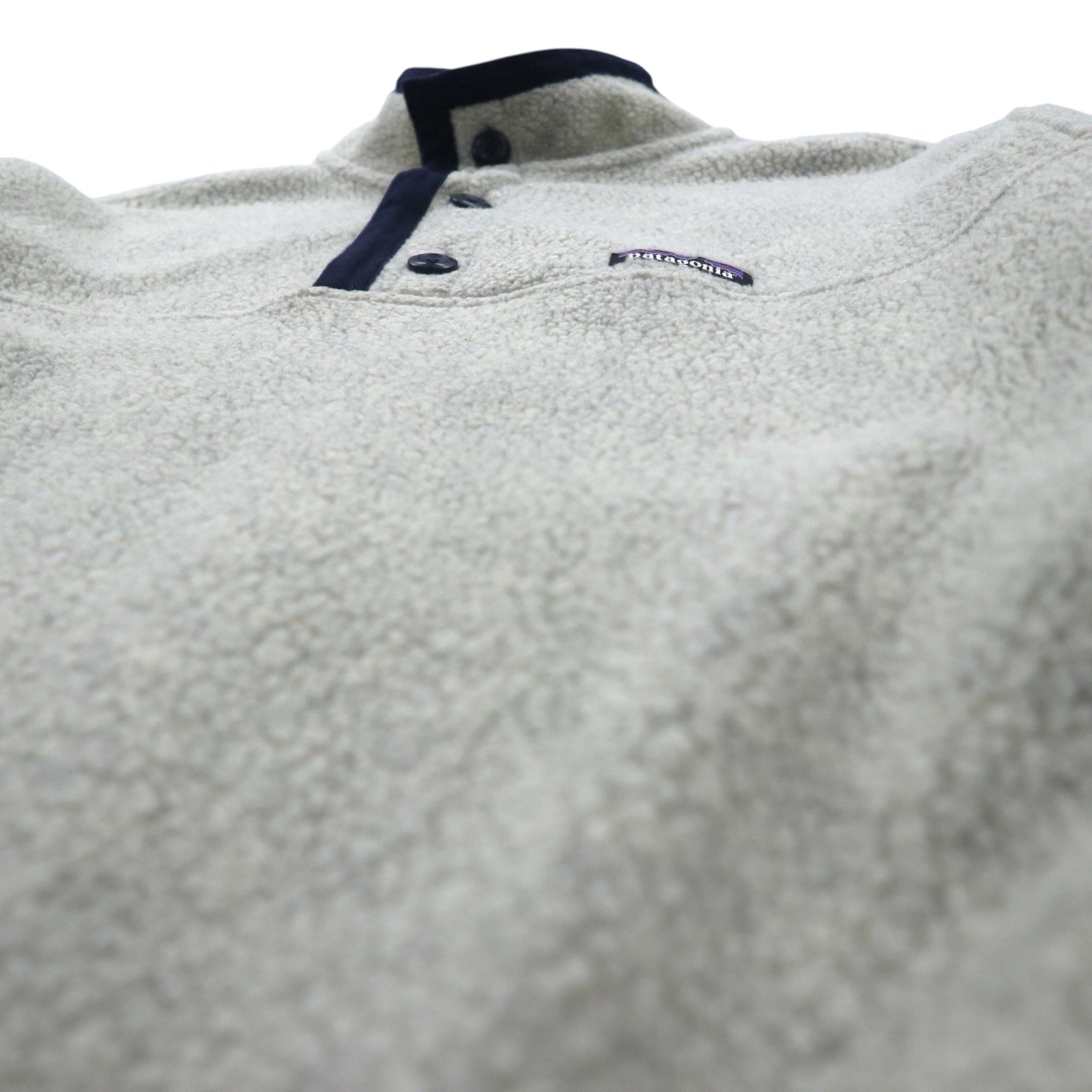 Patagonia シアーリング ハーフボタン プルオーバー フリースジャケット L ホワイト 26140