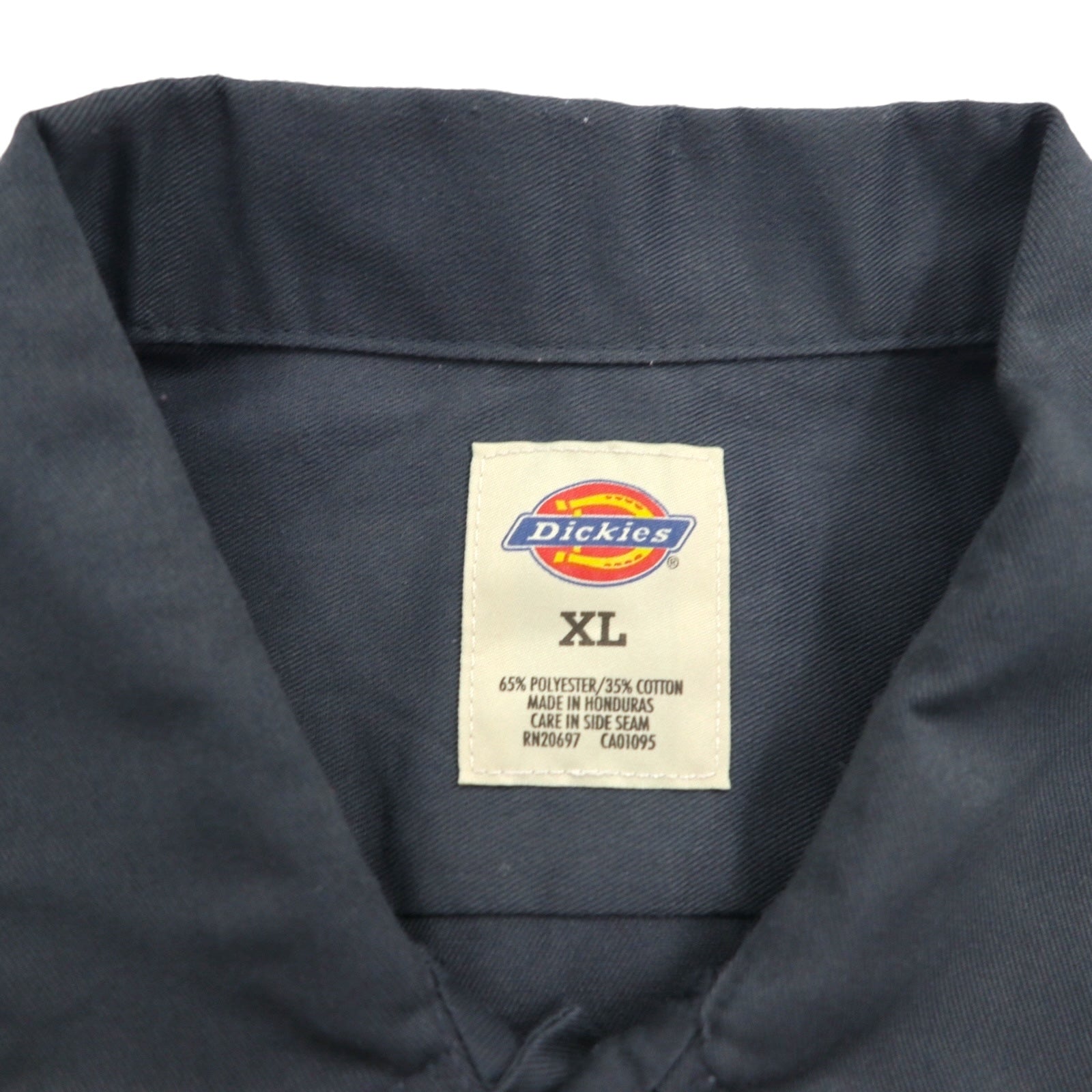 Dickies Camicia da lavoro a maniche corte XL Grigio Doppia tasca Ricamo piccolo logo Azienda americana GRAVELY