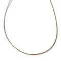 CELINE Vintage Collana a Catena Lunga Finissima Oro WCA2211 Made in Italy