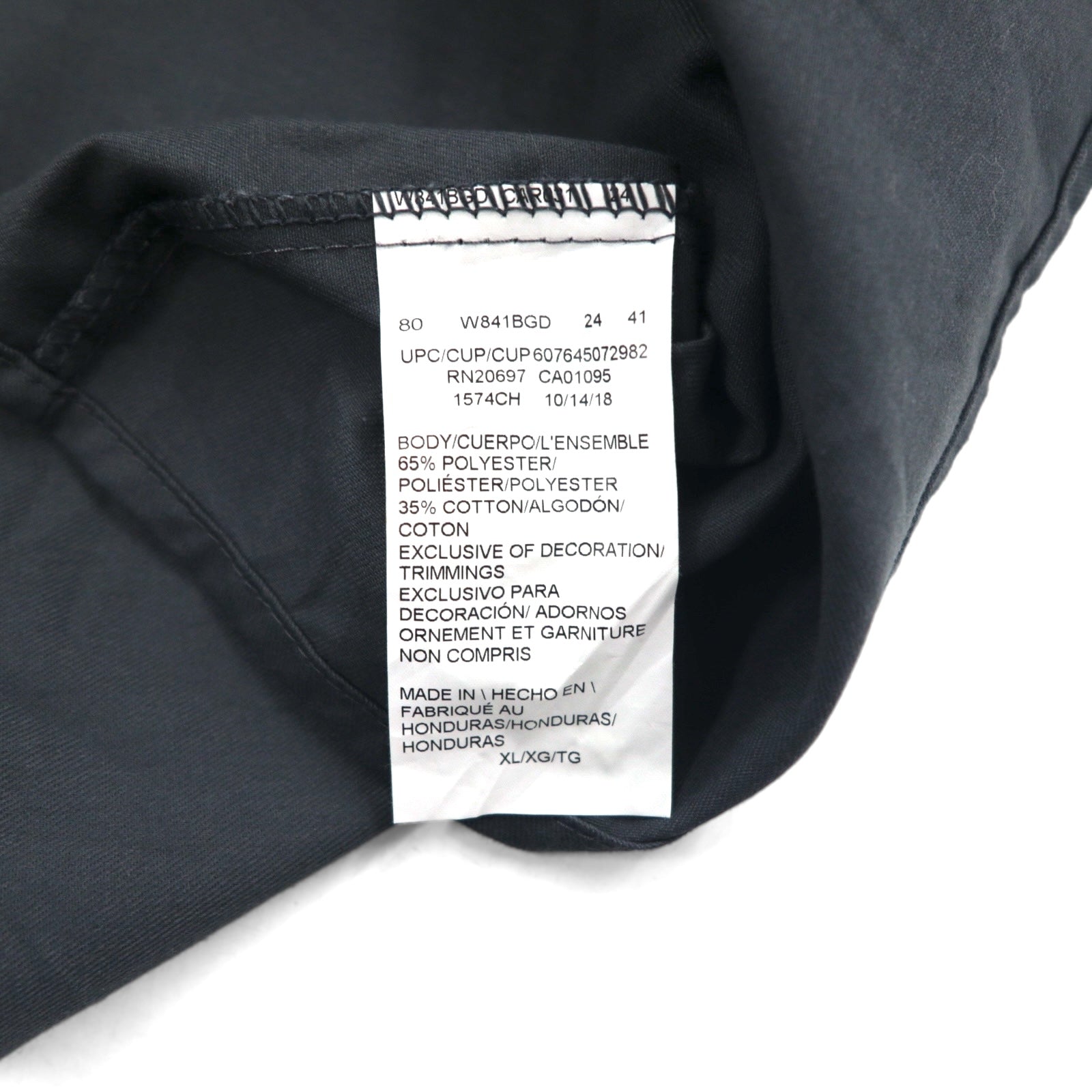 Dickies Camicia da lavoro a maniche corte XL Grigio Doppia tasca Ricamo piccolo logo Azienda americana GRAVELY
