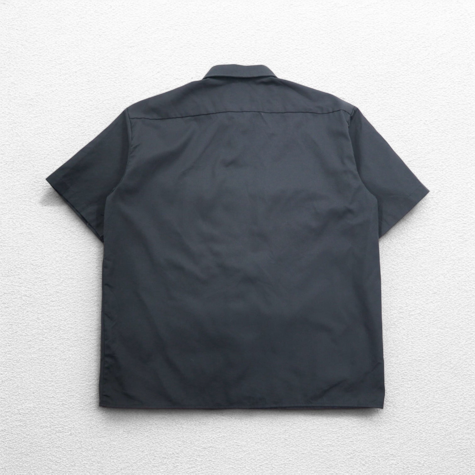 Dickies Camicia da lavoro a maniche corte XL Grigio Doppia tasca Ricamo piccolo logo Azienda americana GRAVELY