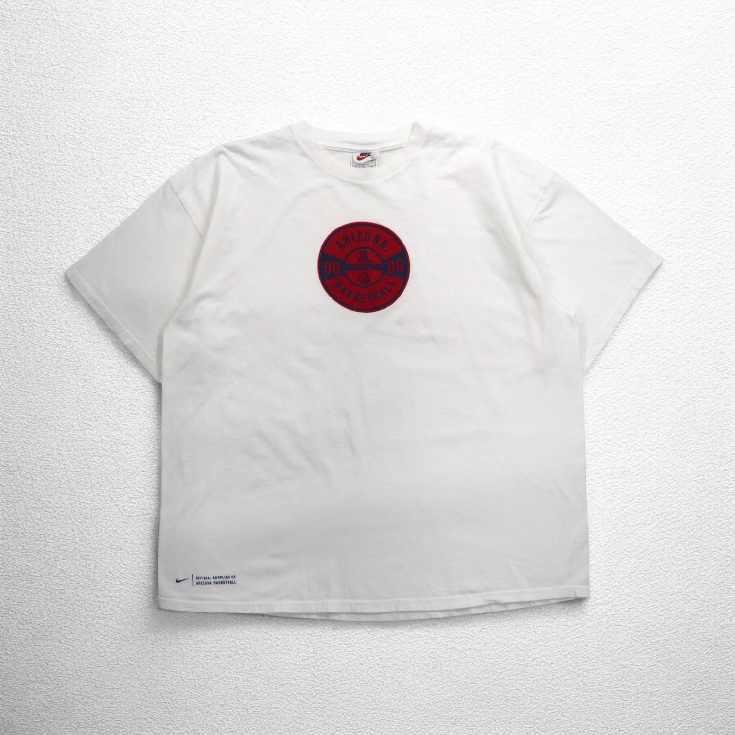 NIKE 90年代 バスケットボール プリント Tシャツ 2XL ホワイト ARIZONA BASKETBALL メキシコ製