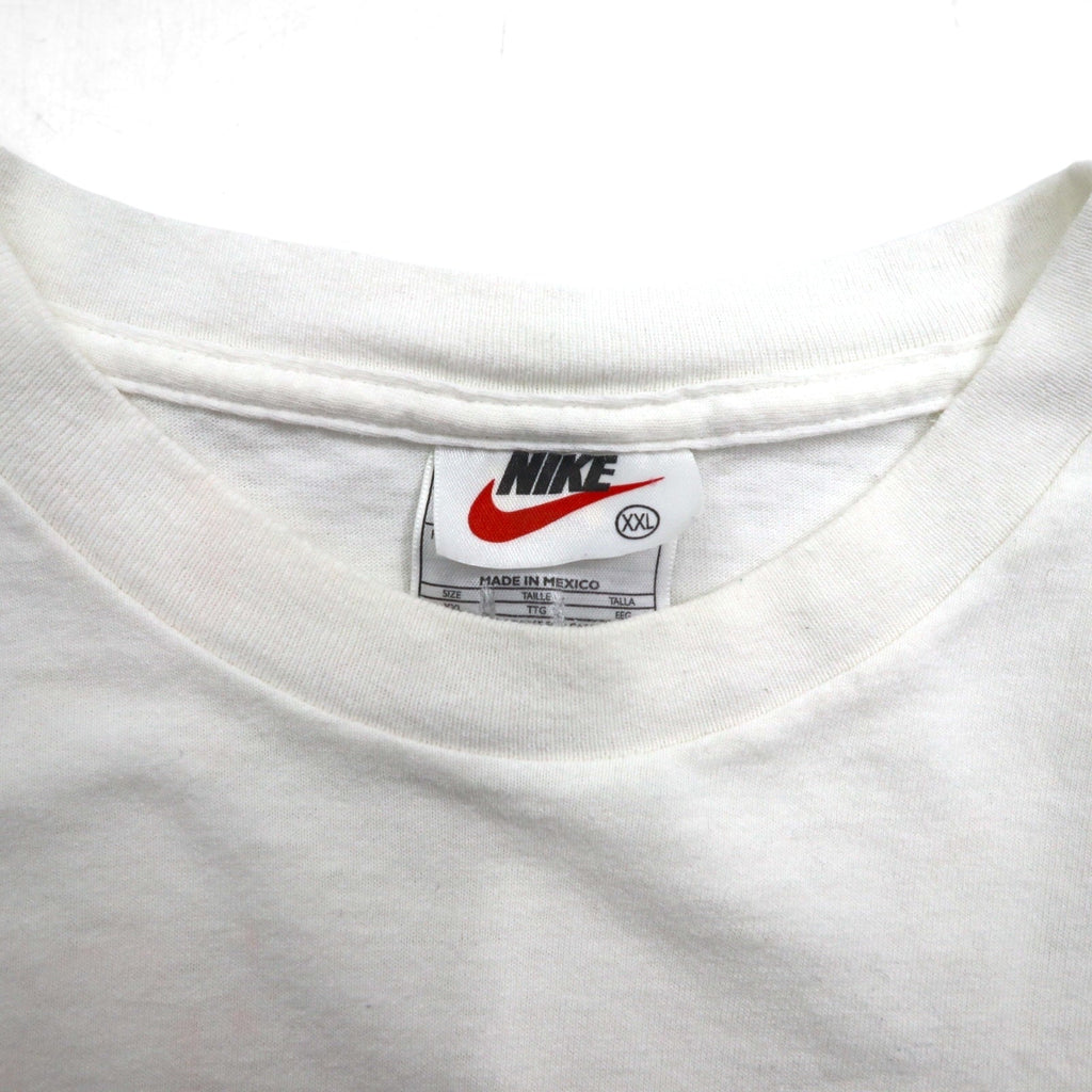 NIKE Anni '90 T-shirt da basket stampata 2XL bianca ARIZONA BASKETBALL Prodotta in Messico