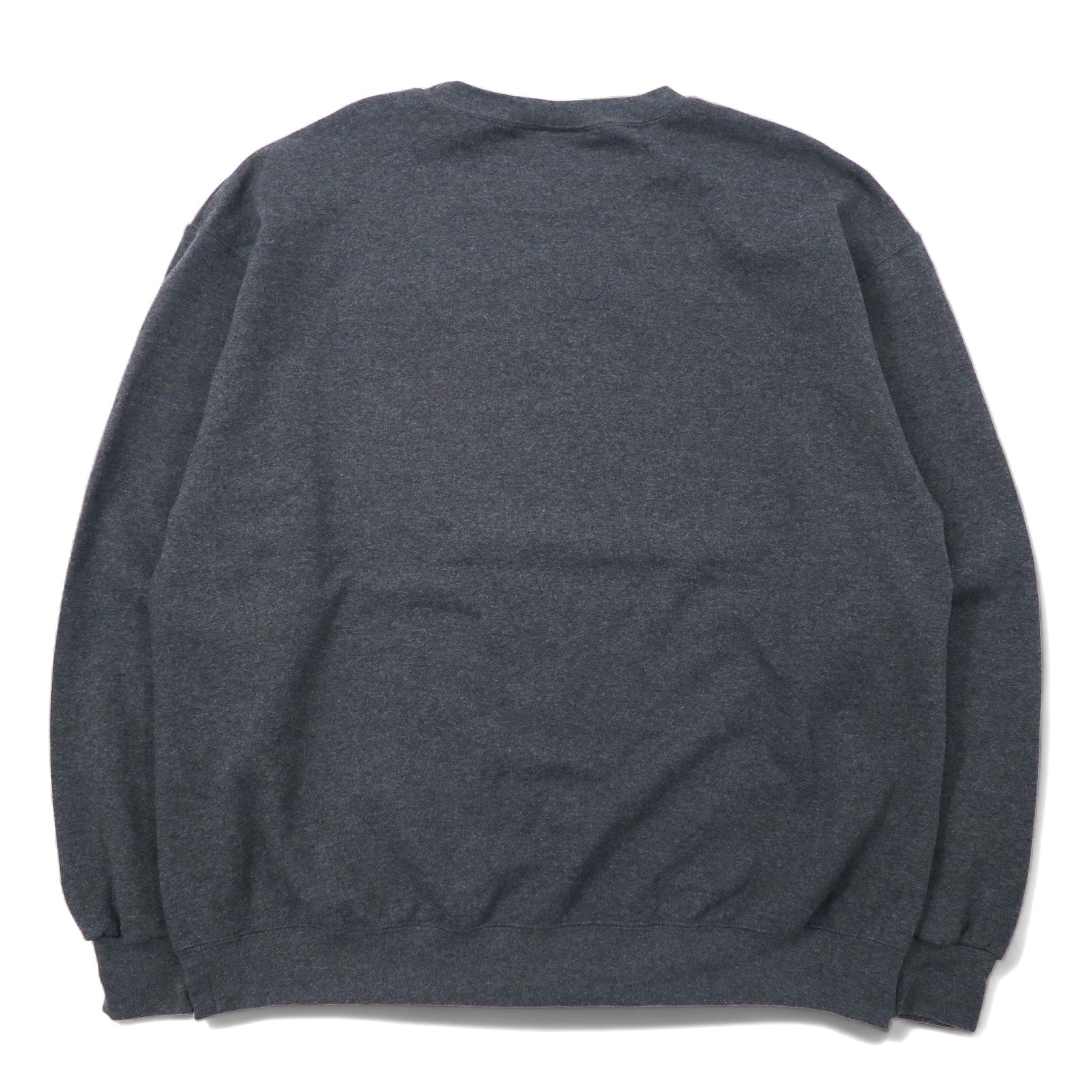 Champion ECO カレッジ プリント スウェット XL グレー コットン 裏起毛 CARLOW UNIVERSITY アーチロゴ 3段 ホンジュラス製
