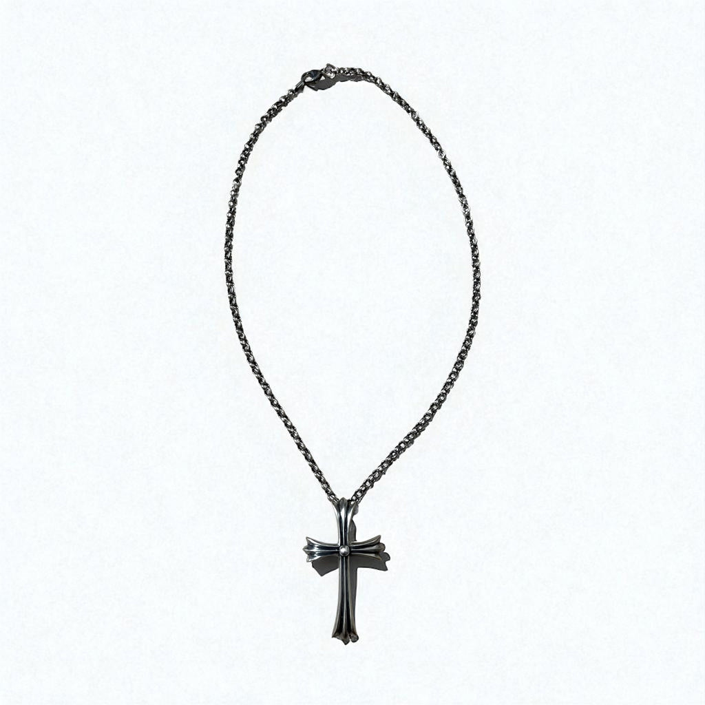 M'S COLLECTION クロス 十字架 ネックレス ペンダント シルバー STERLING