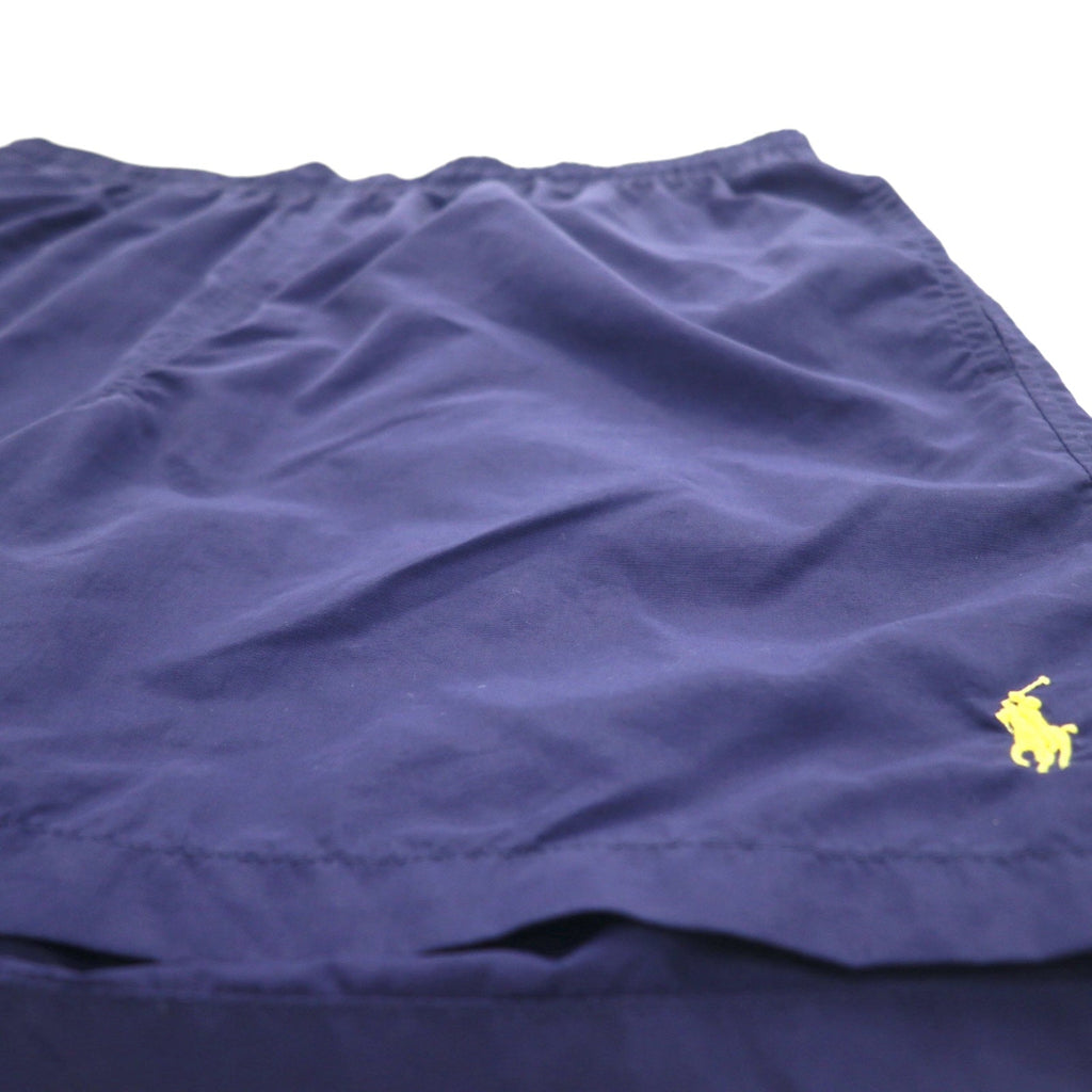 Polo Ralph Lauren Anni '90 Pantaloncini Anfibi Costume da Bagno L Blu Scuro Nylon Ricamo Piccolo Pony