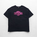 HARLEY DAVIDSON T-shirt Hanes BEEFY stampa fronte/retro 2XL nero cotone