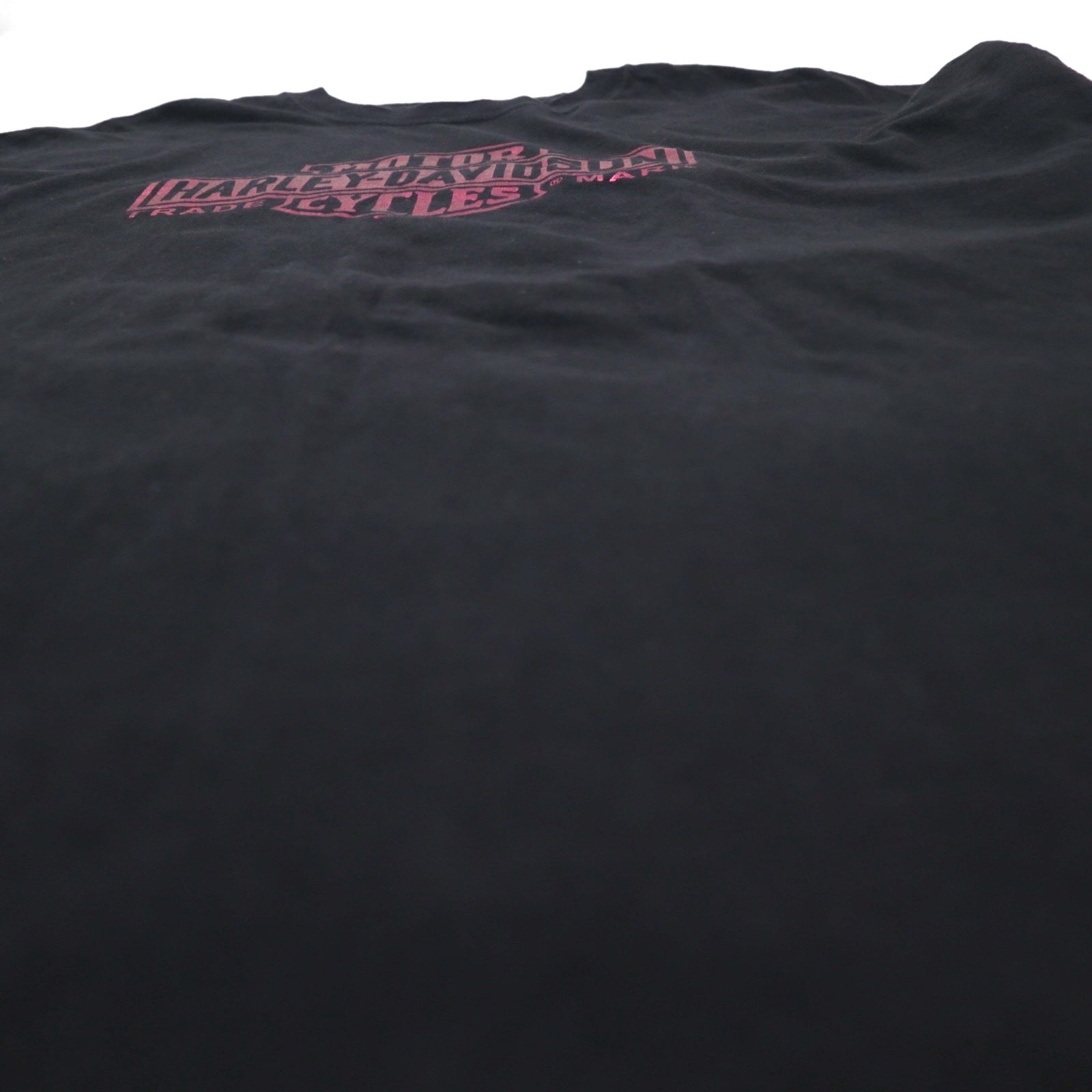 HARLEY DAVIDSON T-shirt Hanes BEEFY stampa fronte/retro 2XL nero cotone
