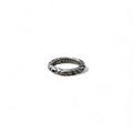 Anello vintage in argento con motivo arabesco, taglia 7, argento 925