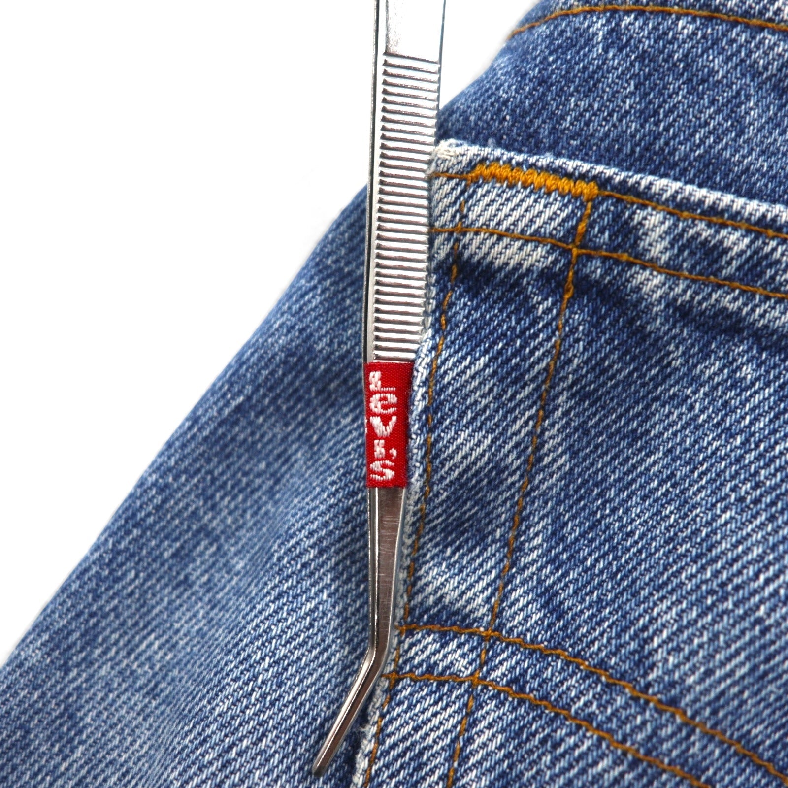 Levi's anni '90 USA 610 Jeans affusolati a vita alta Taglia M Blu indaco Chiusura lampo 610-0217