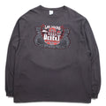 DELTA ロングスリーブTシャツ ロンT 3XL グレー 両面プリント レーシングカー DUEL IN THE DESERT
