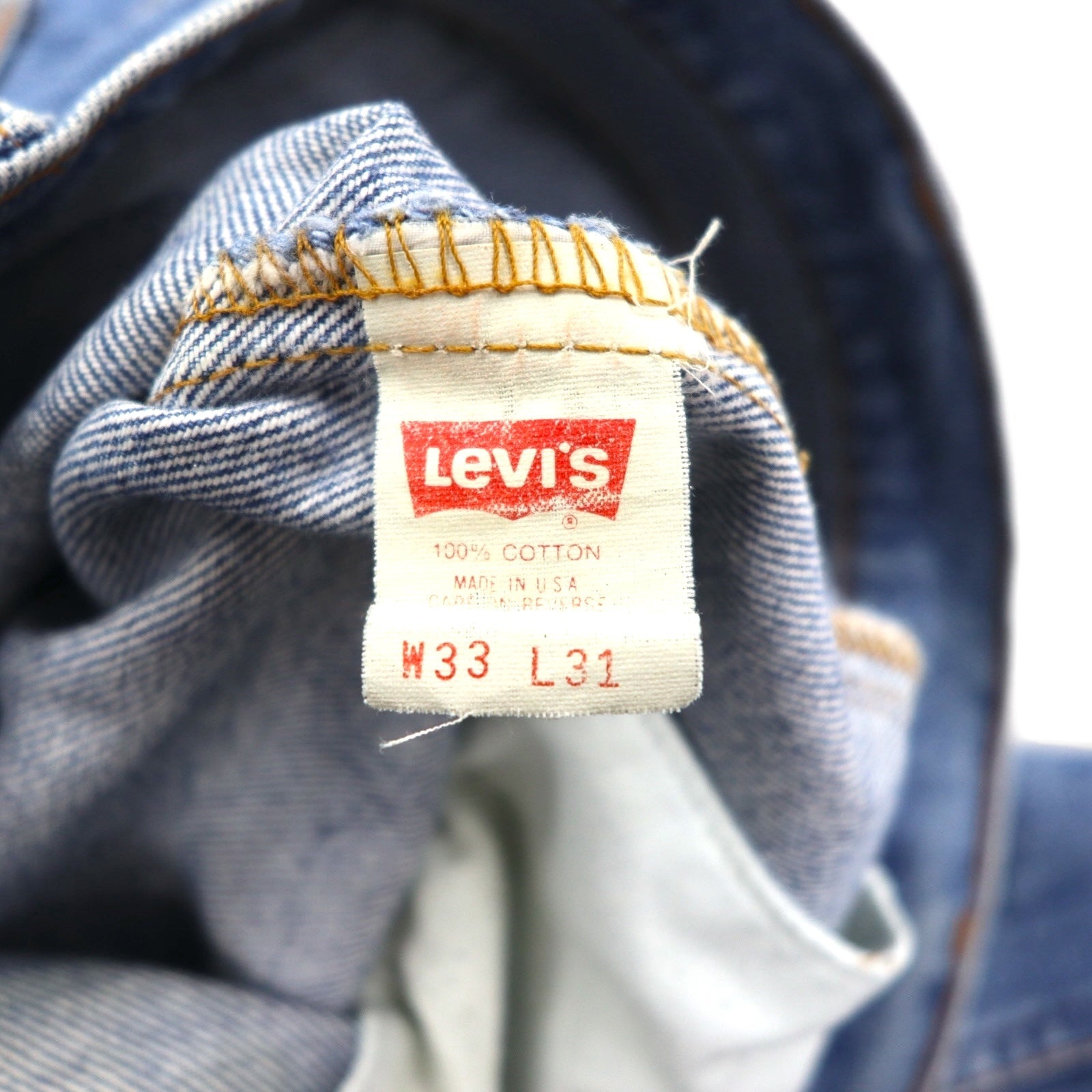 Levi's anni '90 USA 610 Jeans affusolati a vita alta Taglia M Blu indaco Chiusura lampo 610-0217