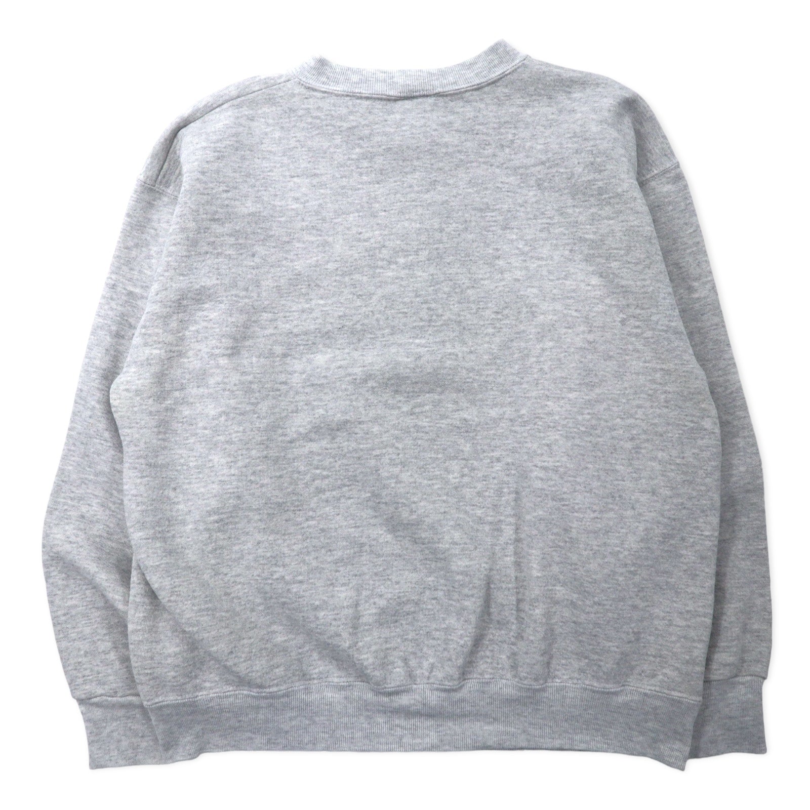 LOGO7 USA製 90年代 プリント スウェット L グレー コットン NHL RED WINGS