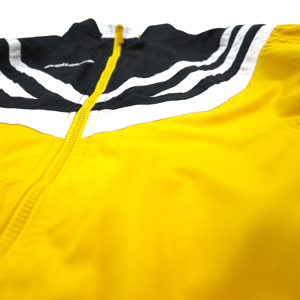 Giacca da allenamento/tuta adidas anni '90, taglia XL, gialla, con logo a trifoglio.