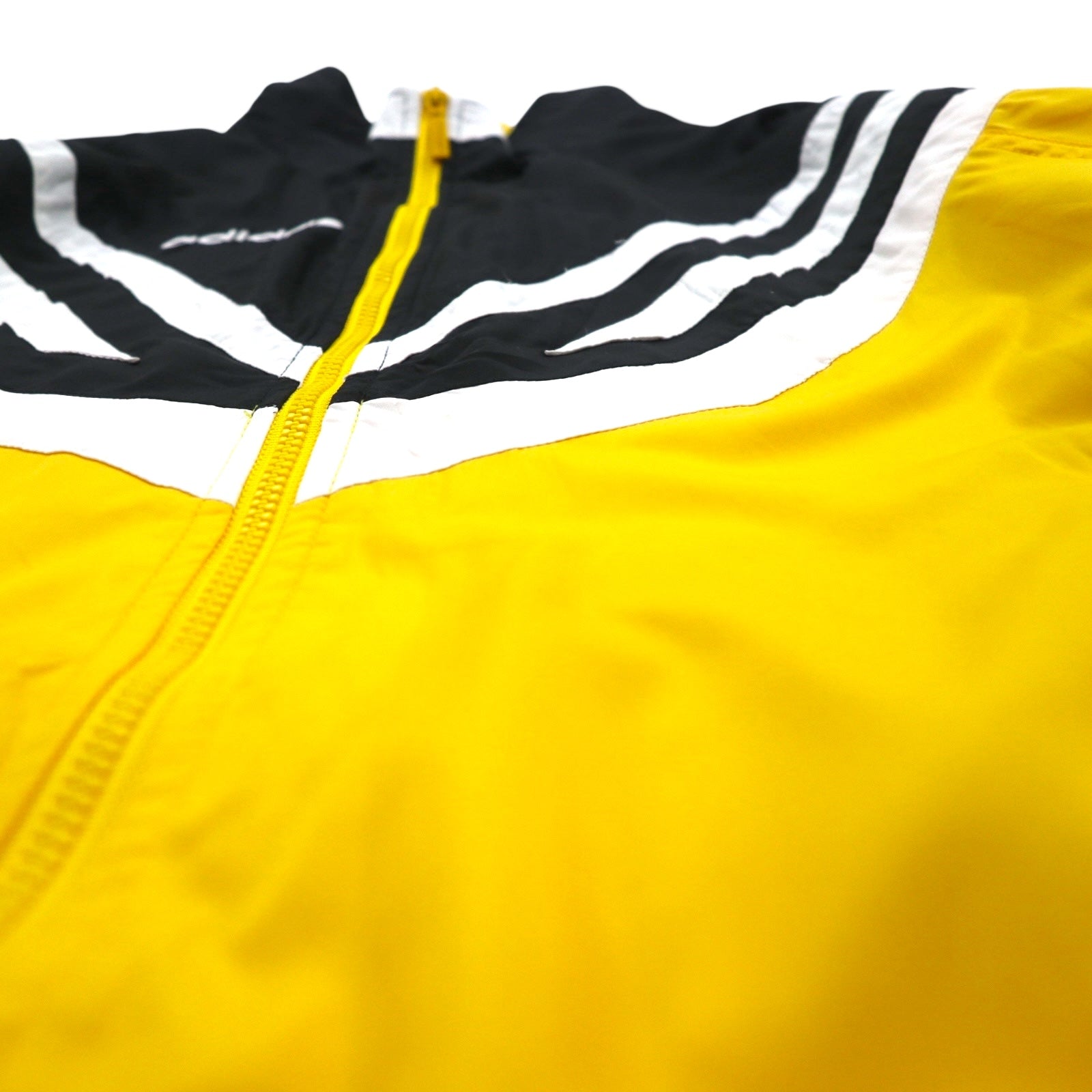 Giacca da allenamento/tuta adidas anni '90, taglia XL, gialla, con logo a trifoglio.