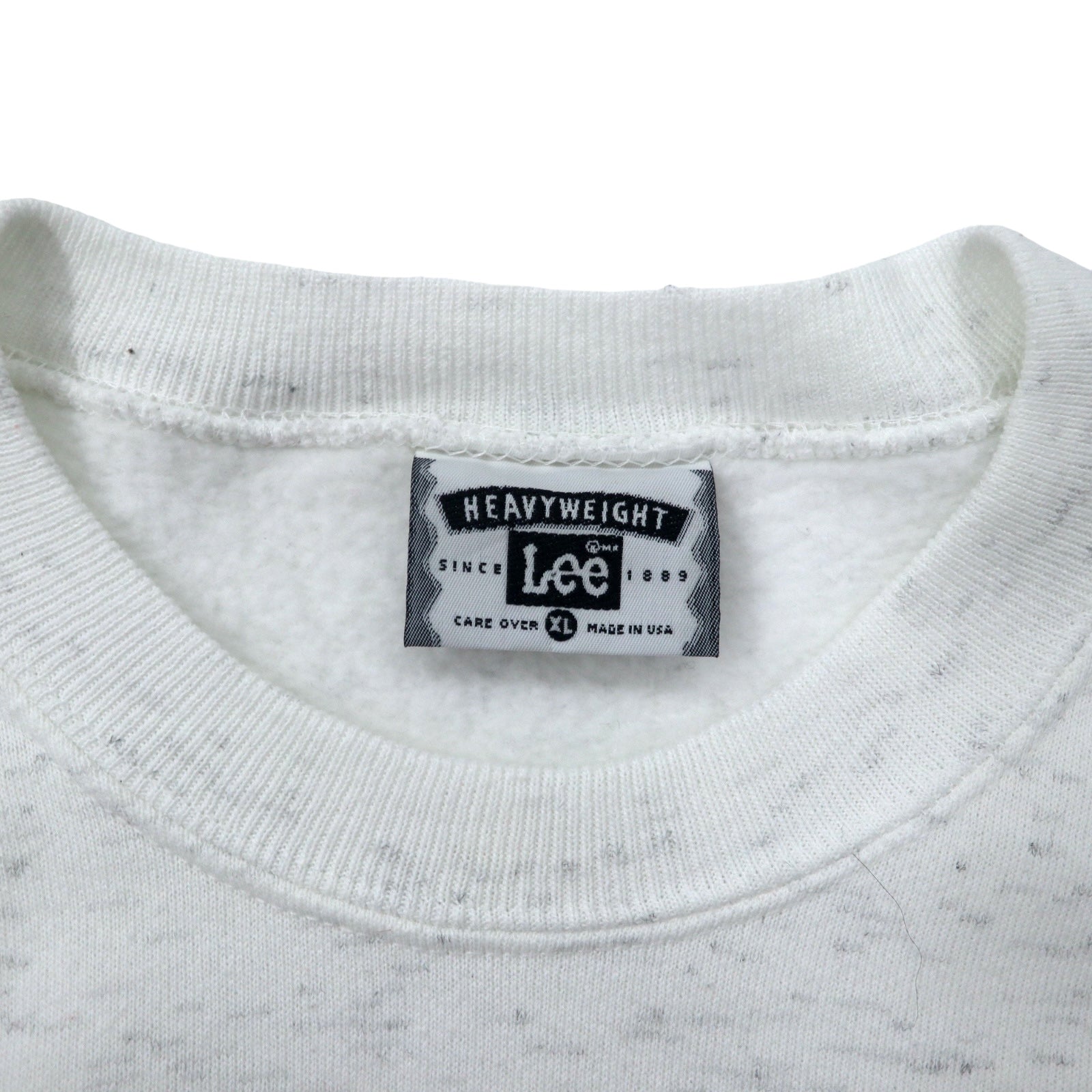 Felpa stampata Lee, anni '90, made in USA, taglia XL, bianca, in cotone, ST. LOUIS, felpata internamente, oversize.