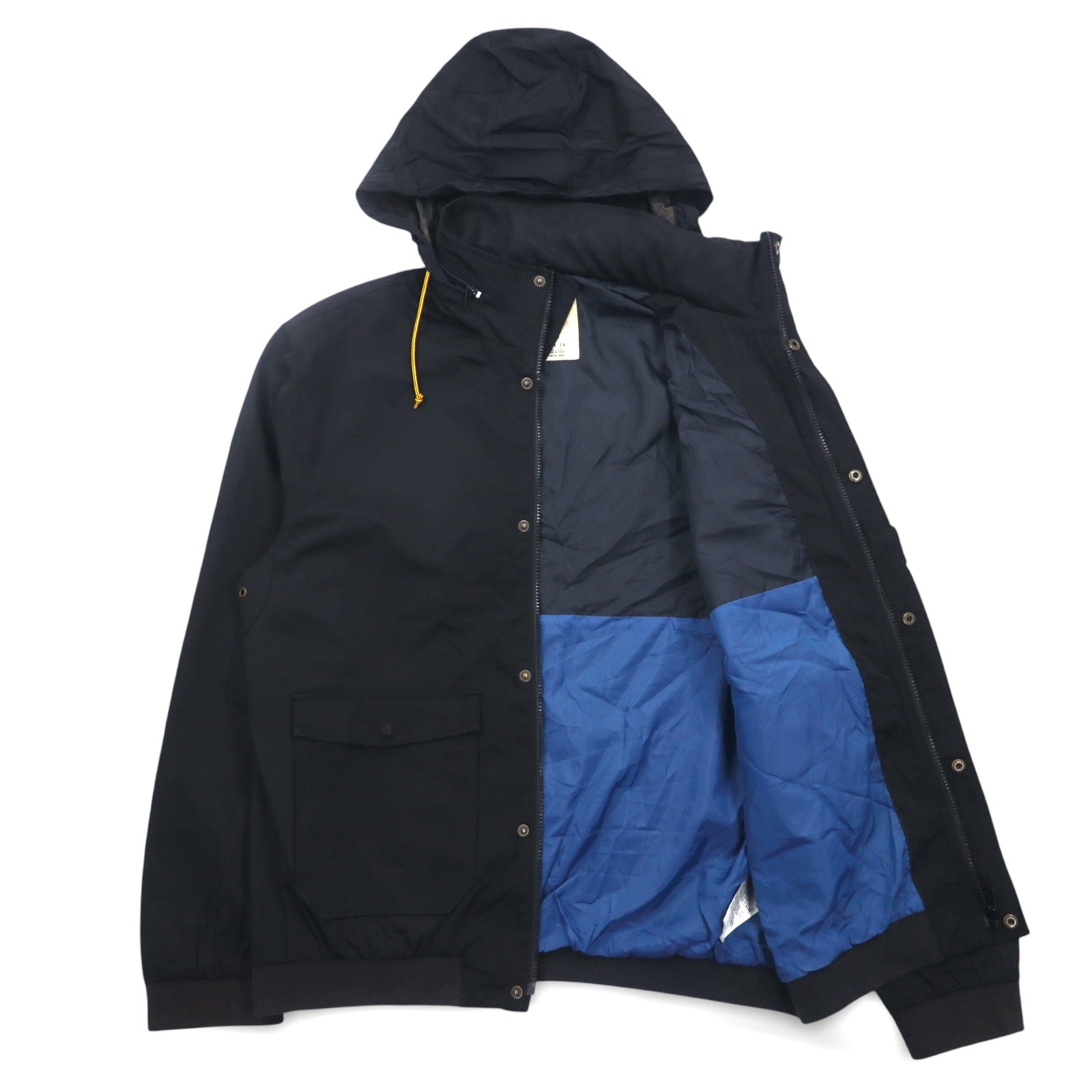 Giacca da aviatore Levi's con cappuccio a scomparsa, taglia XL, colore nero, in poliestere