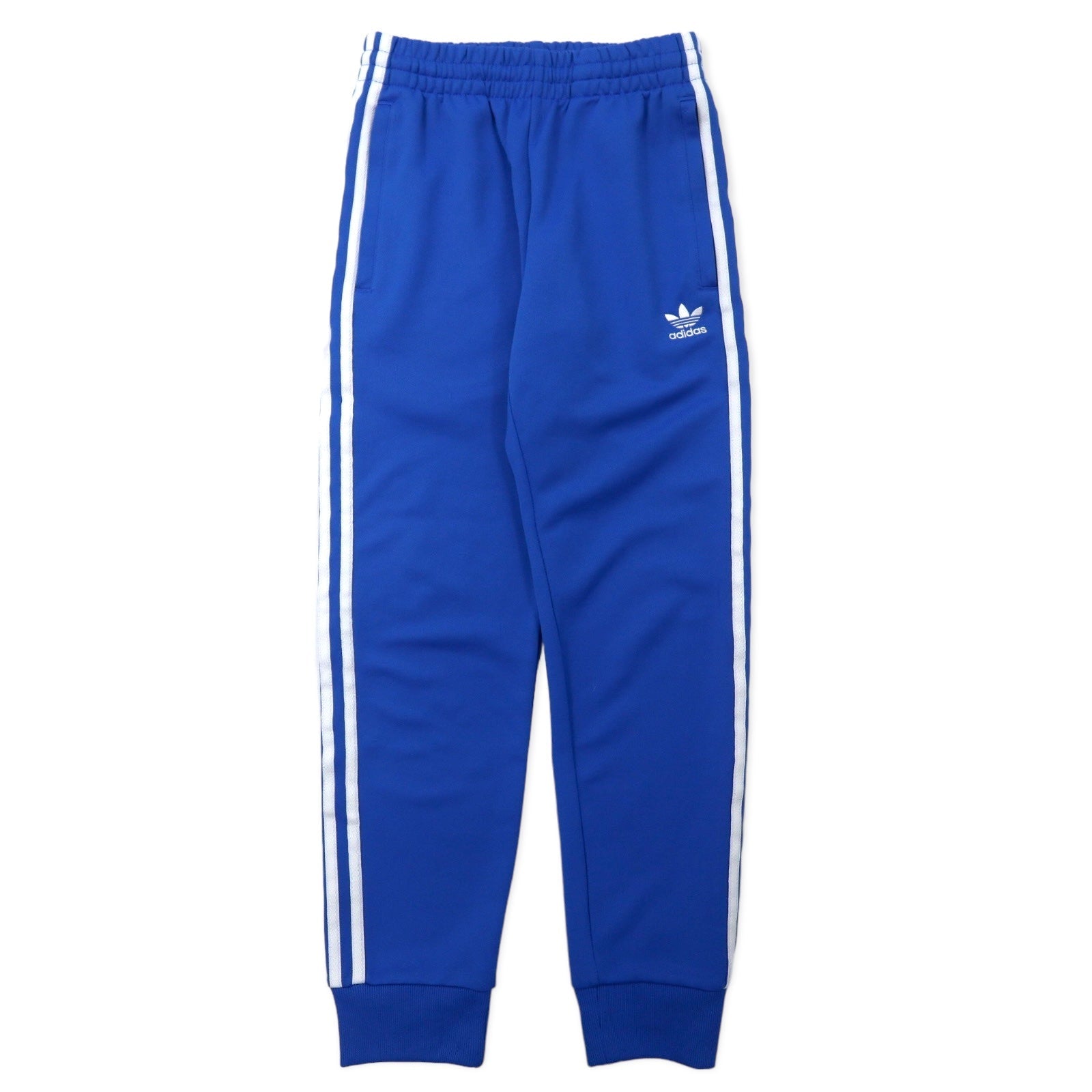 adidas originals Pantaloni da tuta a 3 strisce blu in poliestere, taglia S, con logo a trifoglio SST TRACK PANTS BLUEBIRD ED6058