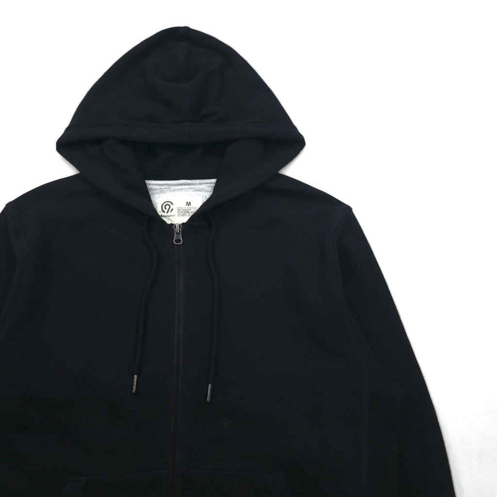 C9 by Champion felpa con cappuccio full zip Reverse Weave L nero tinta unita cotone felpato
