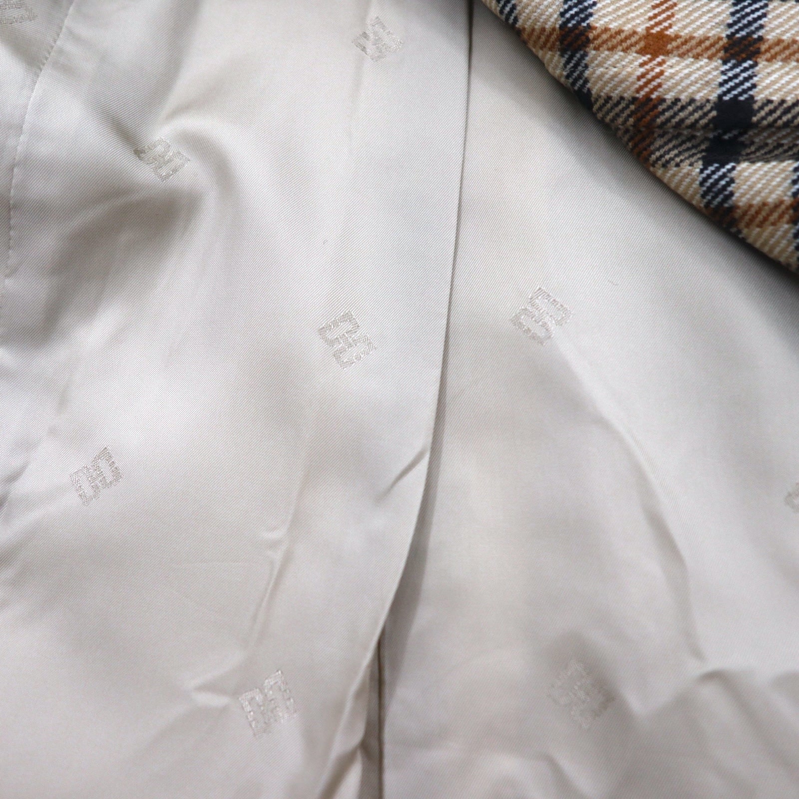 DAKS Trench L Beige con fodera removibile e cintura, made in Japan