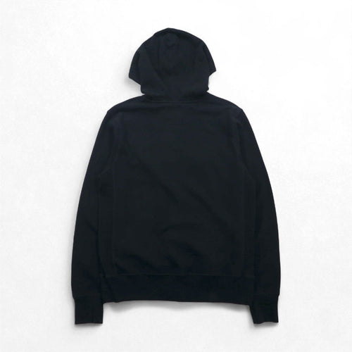 C9 by Champion felpa con cappuccio full zip Reverse Weave L nero tinta unita cotone felpato