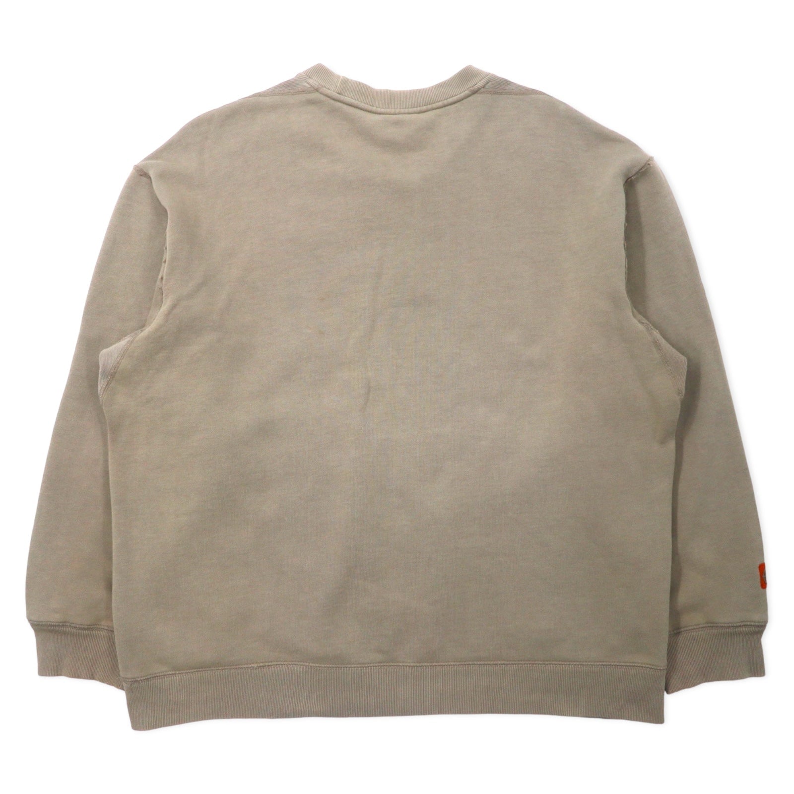 NAUTICA COMPETITION Felpa con stampa logo L beige cotone