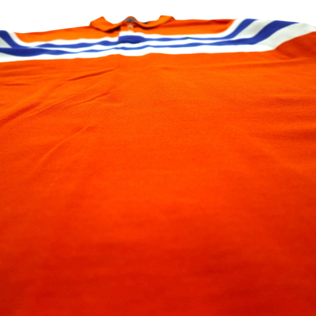 POLO RALPH LAUREN Polo L Arancione Cotone Piqué Logo Piccolo Ricamato
