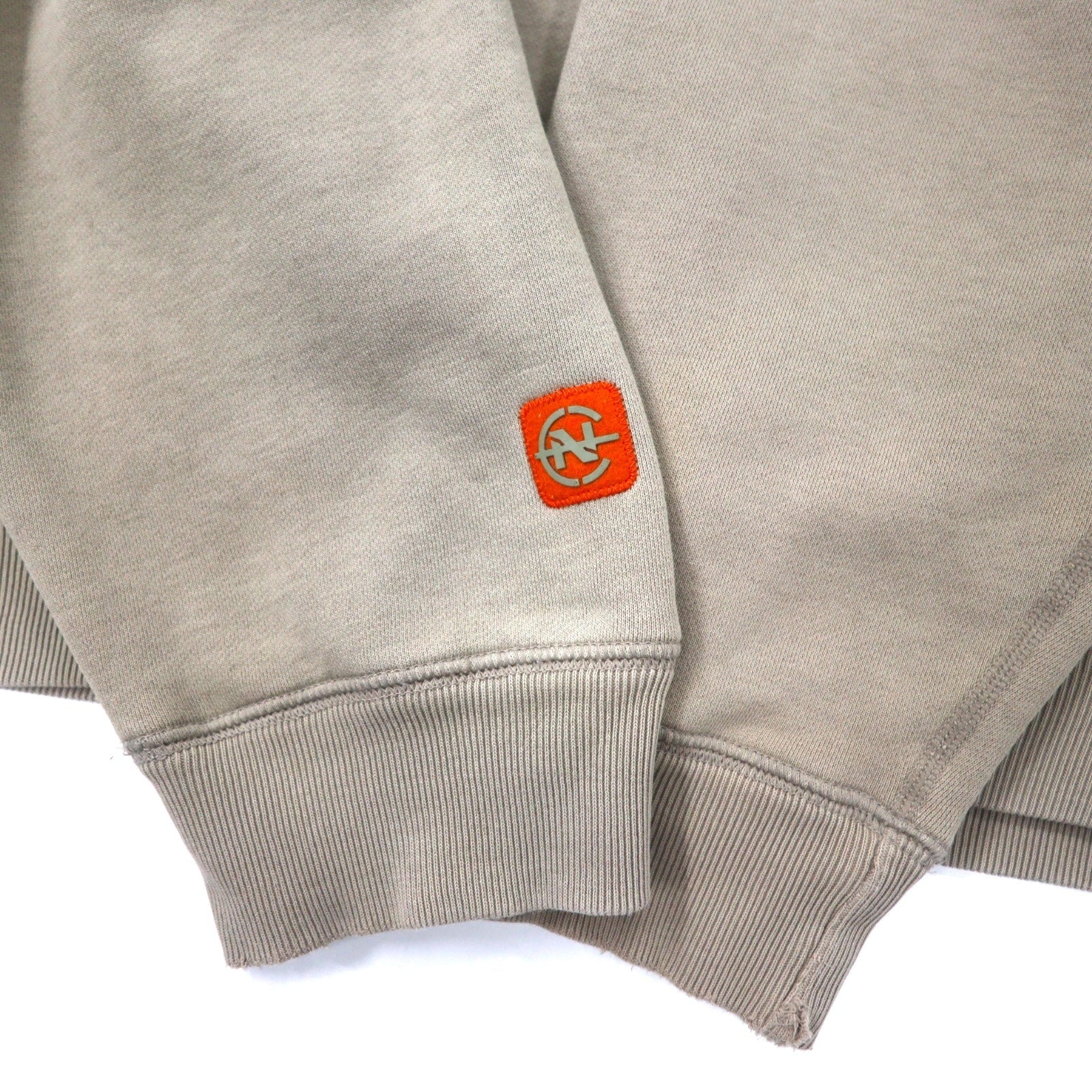 NAUTICA COMPETITION Felpa con stampa logo L beige cotone