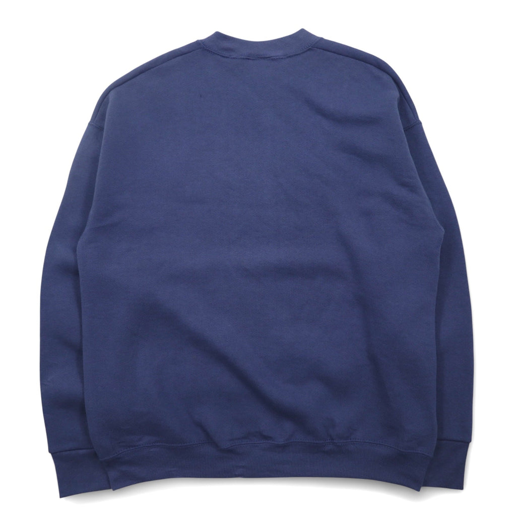 Felpa FRUIT OF THE LOOM anni '90, Made in USA, taglia L, blu navy, interno felpato, GRAND CANYON ricamato, Fred Harvey