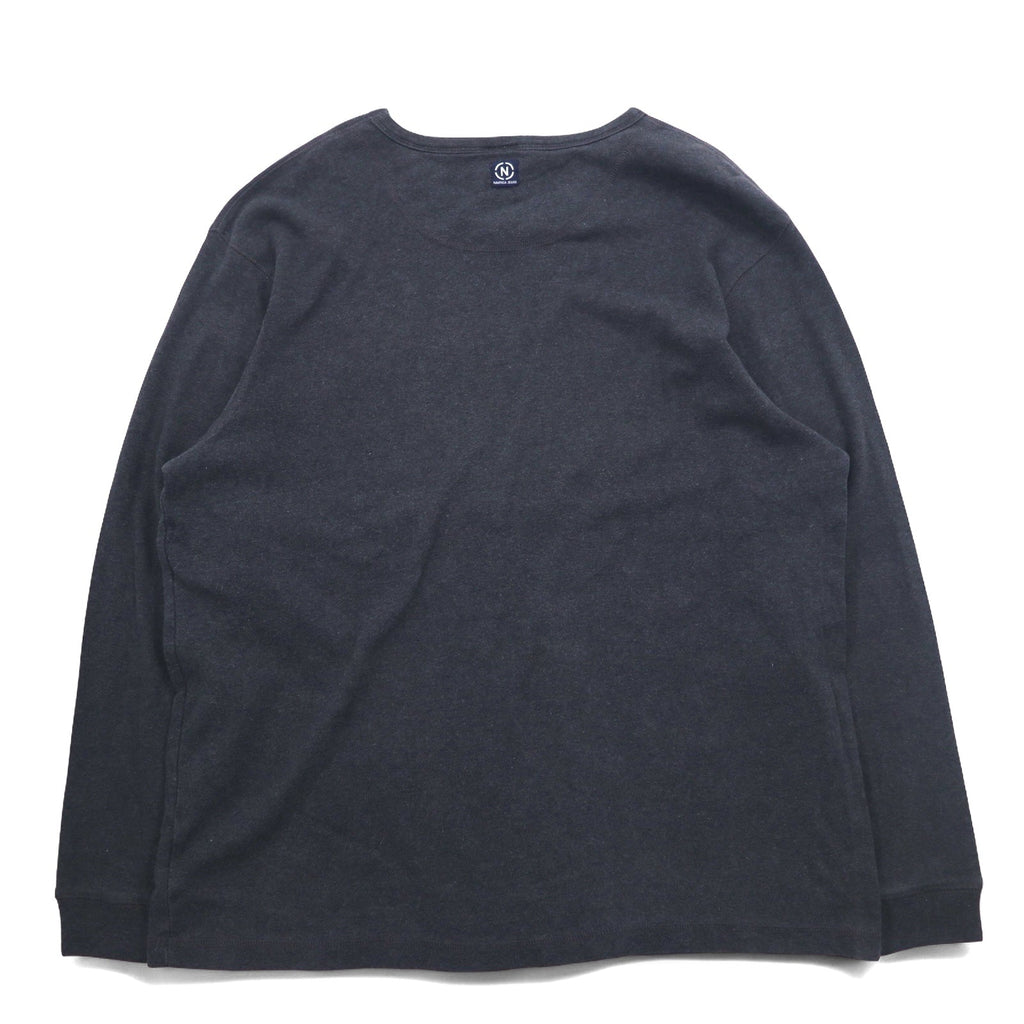 NAUTICA カナダ製 90年代 ロングスリーブTシャツ ロンT L グレー JEANS COMPANY
