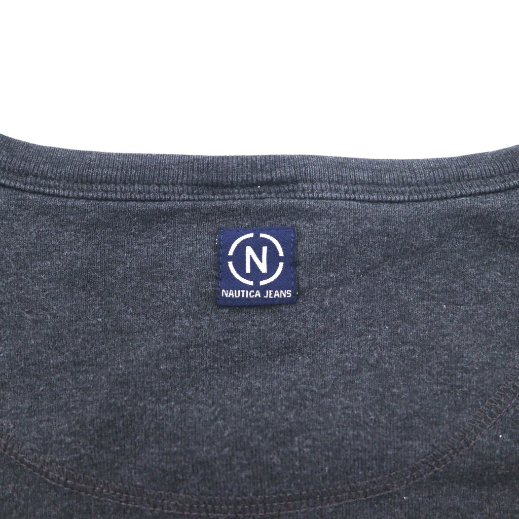 NAUTICA カナダ製 90年代 ロングスリーブTシャツ ロンT L グレー JEANS COMPANY