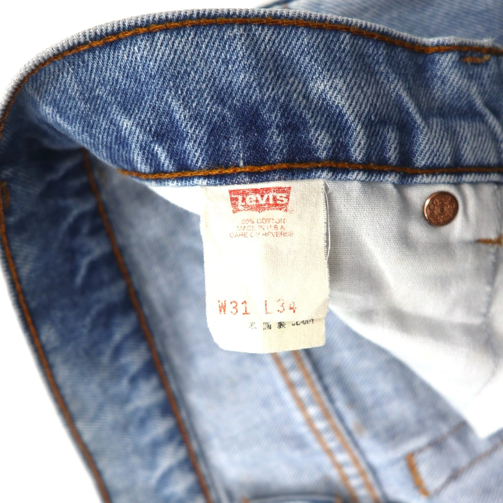 Levi's anni '90, Made in USA, Jeans 510, Taglia M, Blu indaco, Bottone 501, 510-7147