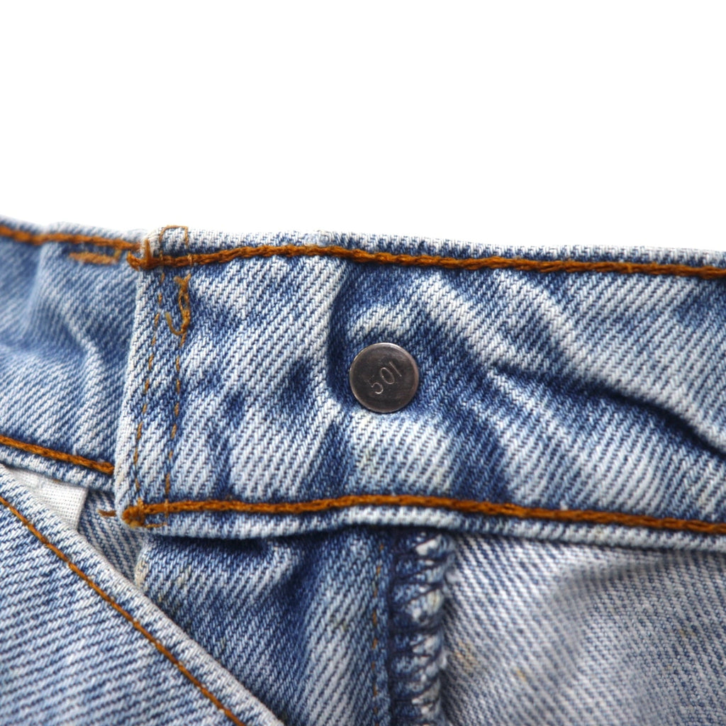 Levi's anni '90, Made in USA, Jeans 510, Taglia M, Blu indaco, Bottone 501, 510-7147