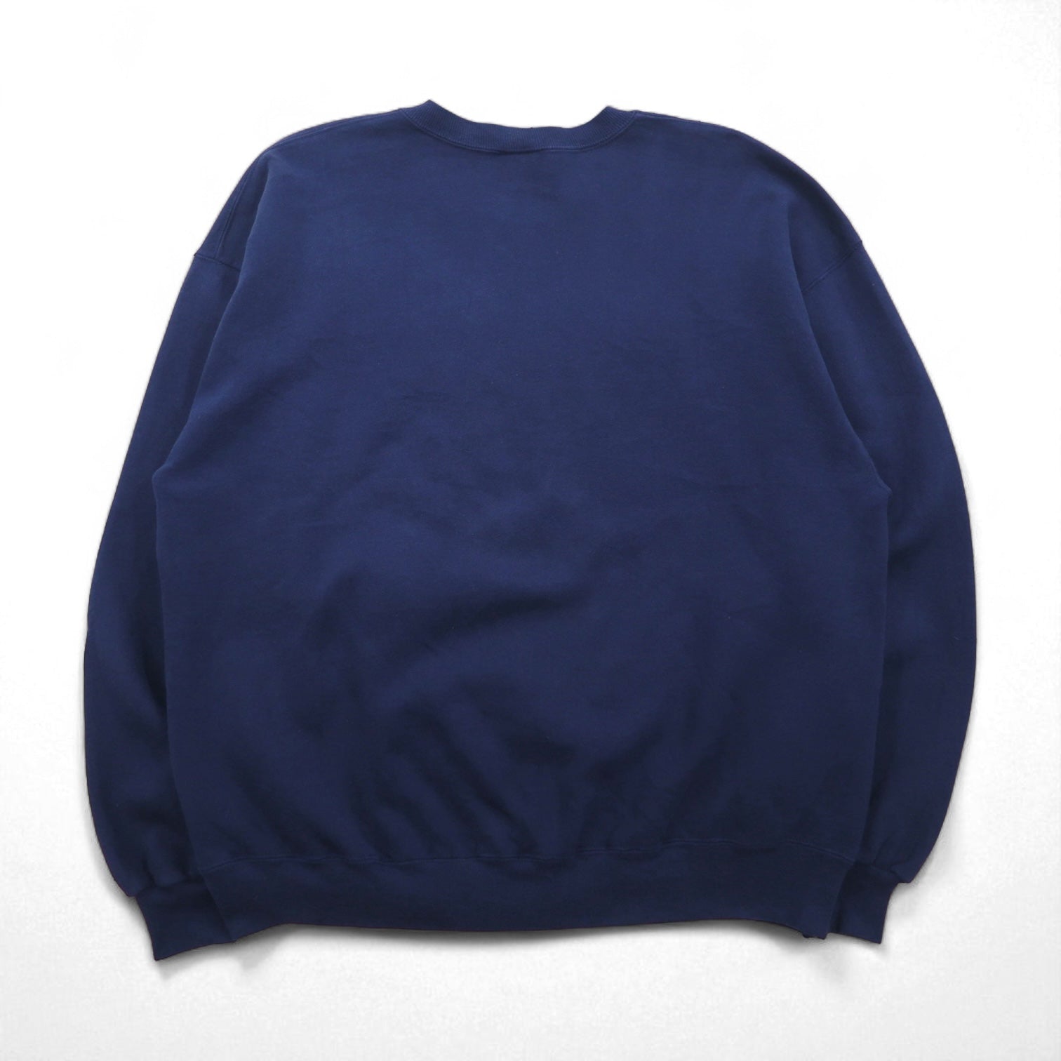 Felpa RUSSEL ATHLETIC anni '90, Made in USA, stampa college, scollo a V, taglia XL, blu navy, interno felpato, AUBURNS TIGERS, logo ad arco