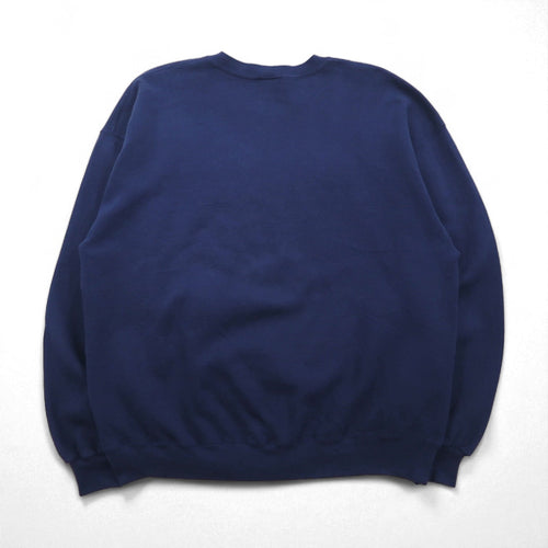 90年代 USA製 RUSSEL ATHLETIC カレッジプリント 前V スウェット トレーナー XL ネイビー 裏起毛 AUBURNS TIGERS アーチロゴ