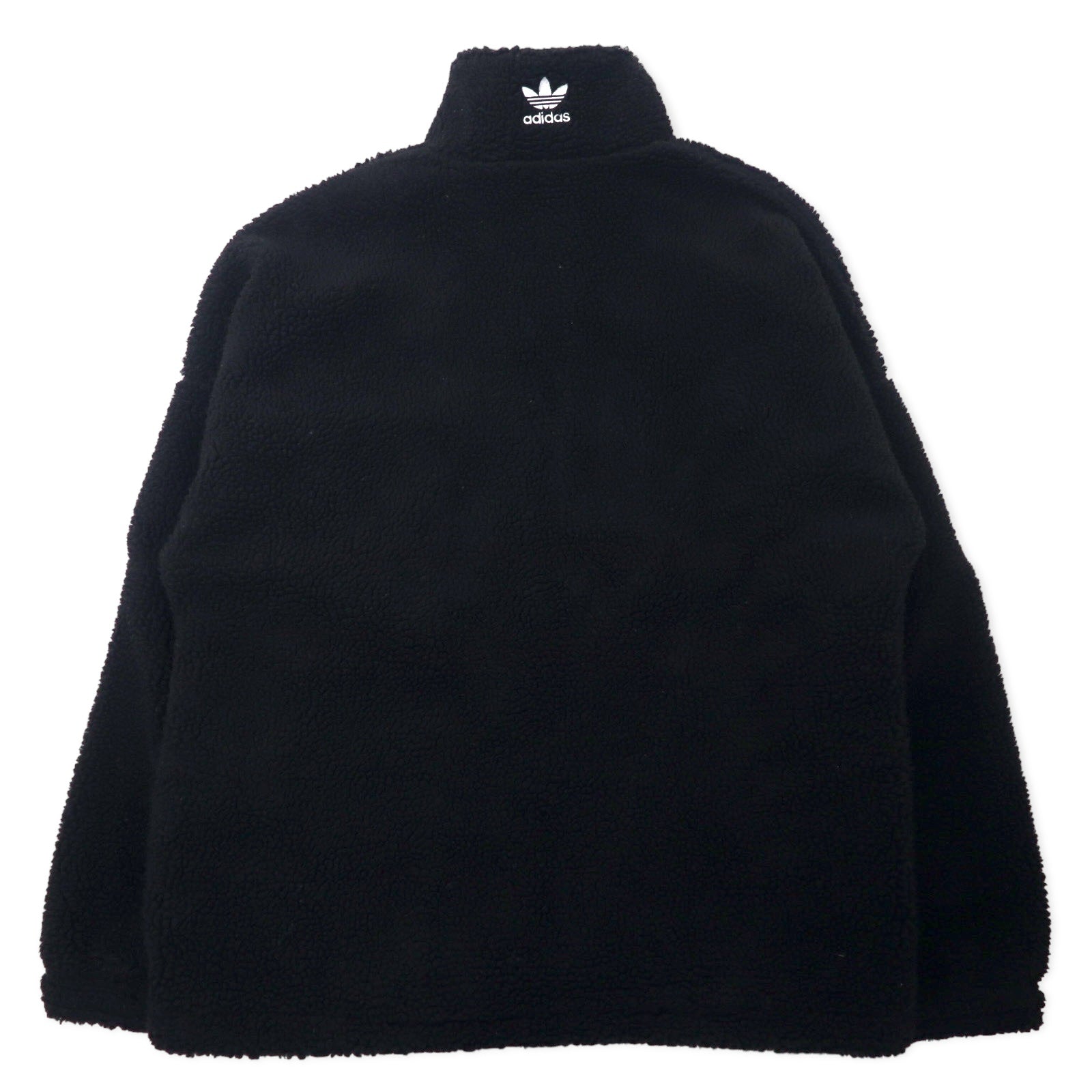 adidas Originals Giacca in pile Sherpa Big Trefoil 2XO Nero Poliestere U SHERPA JACKET BIG TRF HC0325