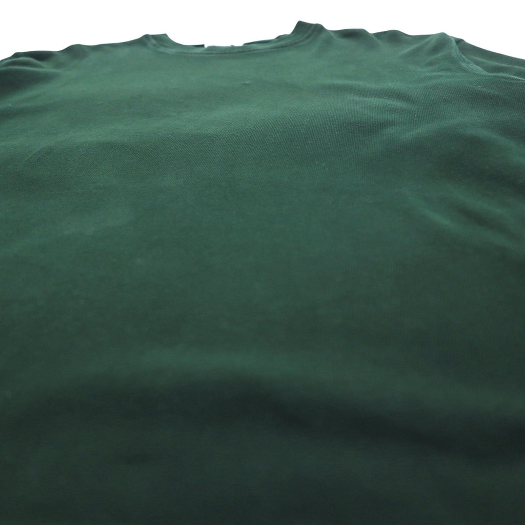 J.CREW T-shirt a maniche lunghe, taglia M, verde, in cotone