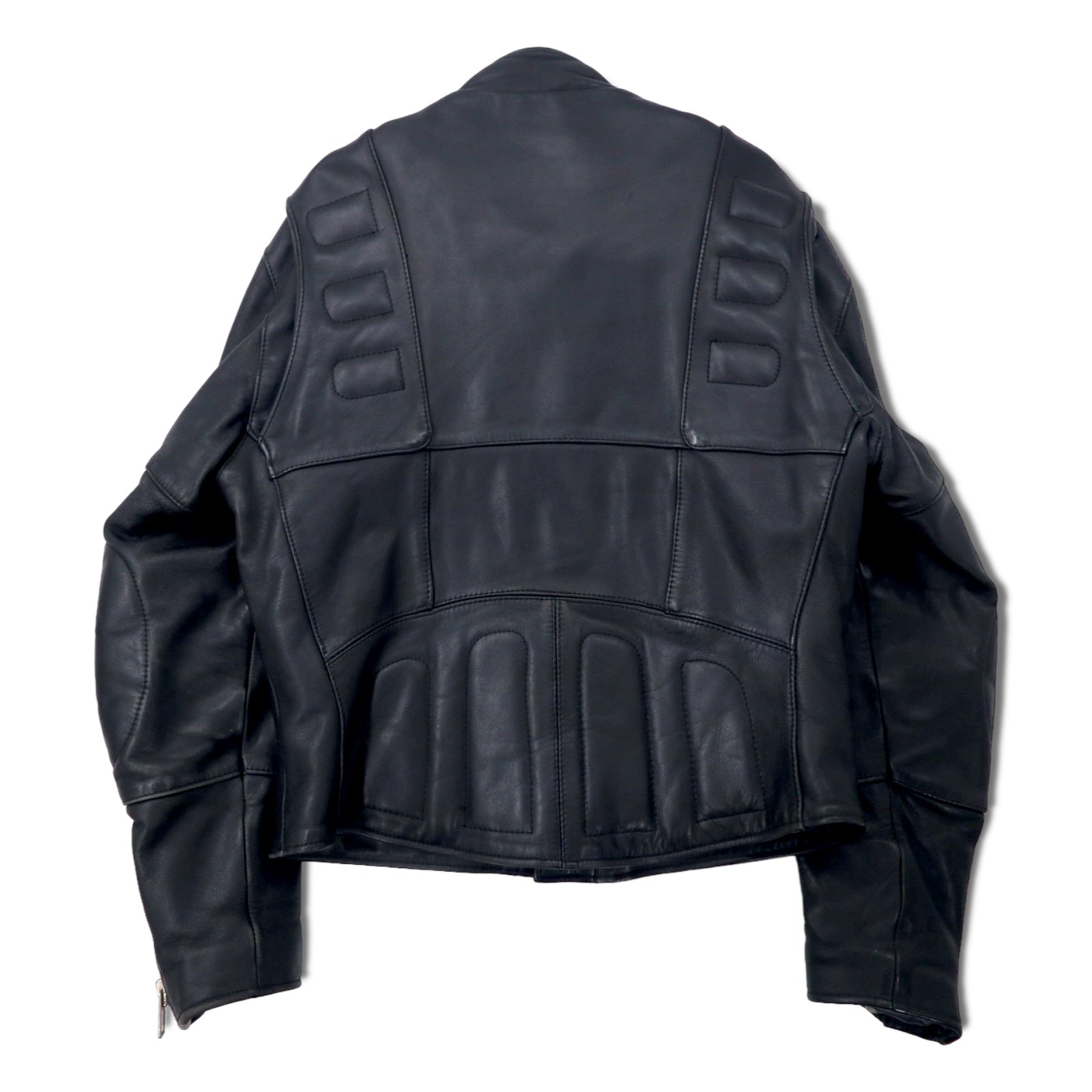 HARLEY DAVIDSON ダブル ライダースジャケット レザージャケット 38 ブラック 牛革