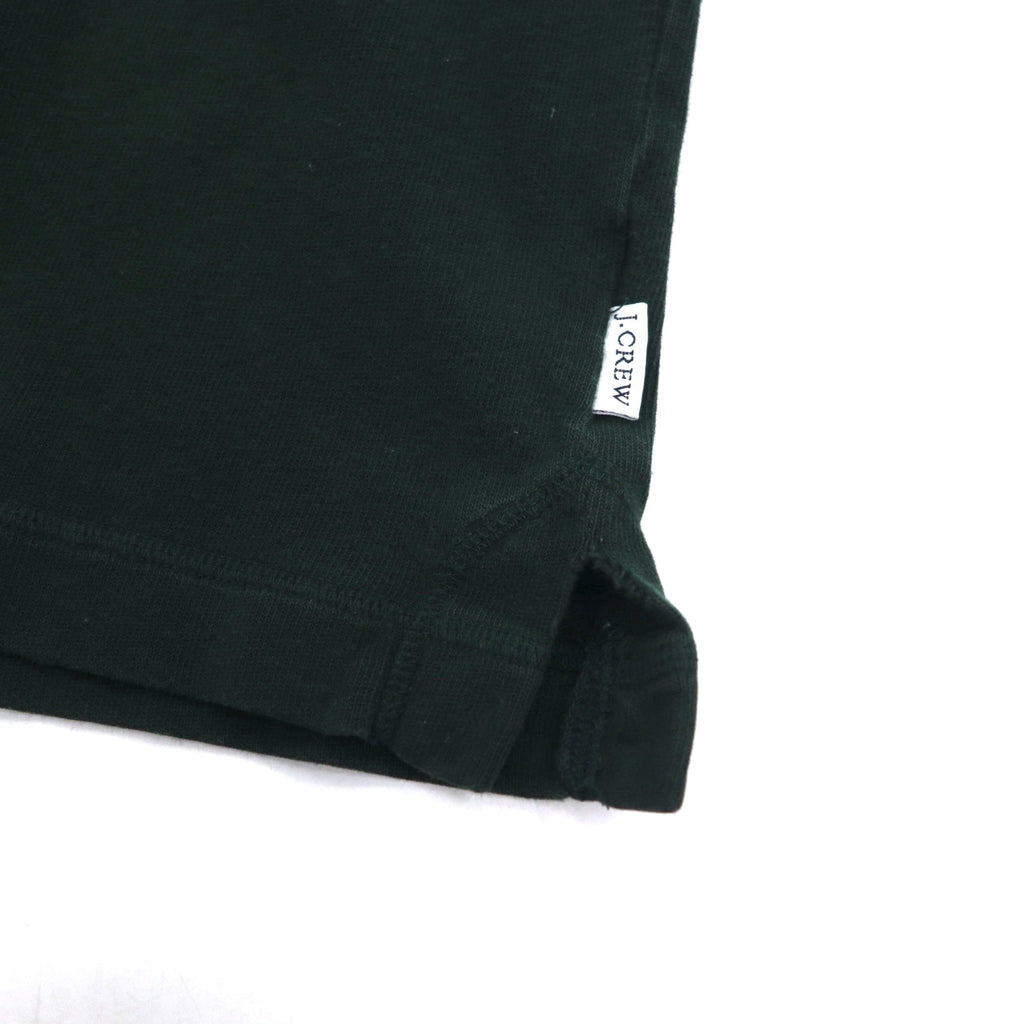 J.CREW T-shirt a maniche lunghe, taglia M, verde, in cotone