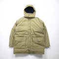 Woolrich 80年代 65/35クロス ボリューム ダウンジャケット XL ベージュ 白タグ フード着脱 ドローコード
