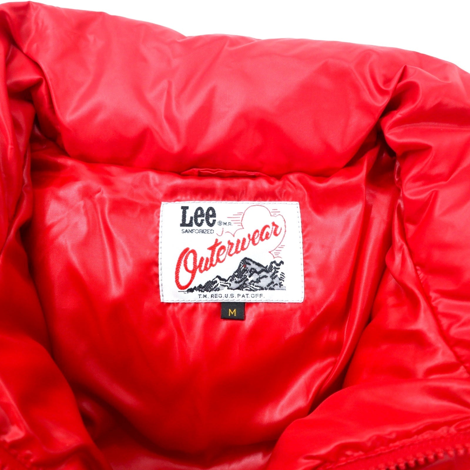 Lee Outerwear Piumino M Rosso Nylon 19410-209 Articolo non usato